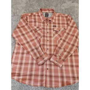 Wrangler Outdoor Utility Long Sleeve Men's 2Xl Plaid Shirt